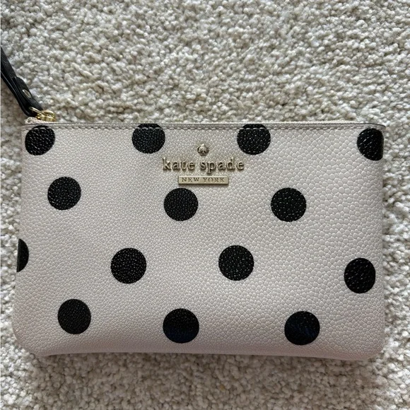Kate Spade polka dot wristlet wallet - Picture 2 of 4